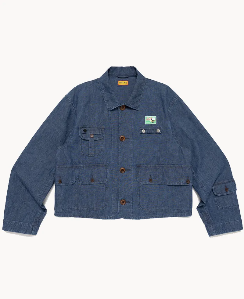 HUMAN MADE Denim Hunting Jacket – Indigo HUMAN MADE Denim Hunting Jacket – Indigo
