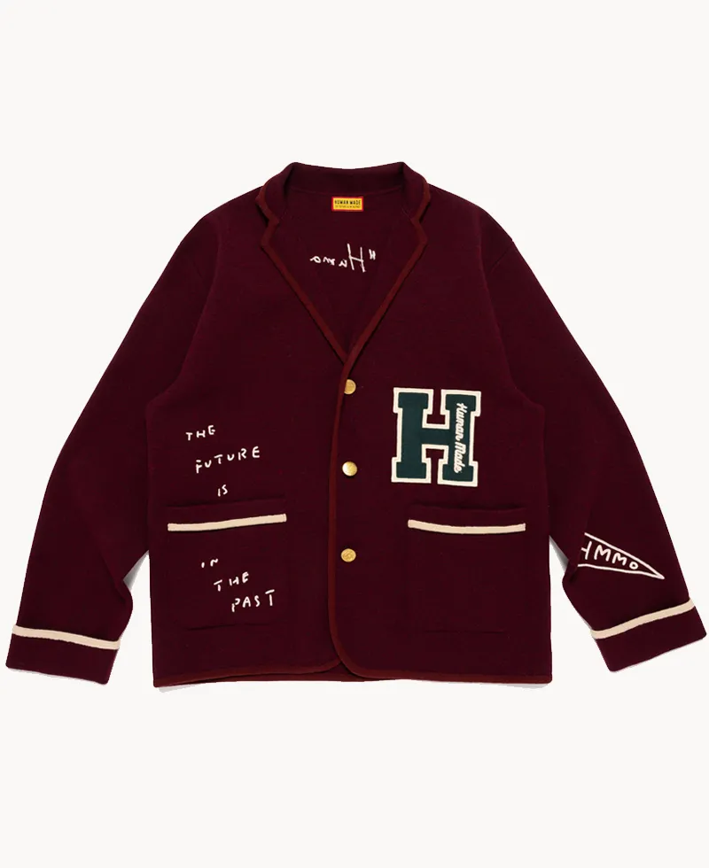 HUMAN MADE Knit Blazer – Burgundy HUMAN MADE Knit Blazer – Burgundy