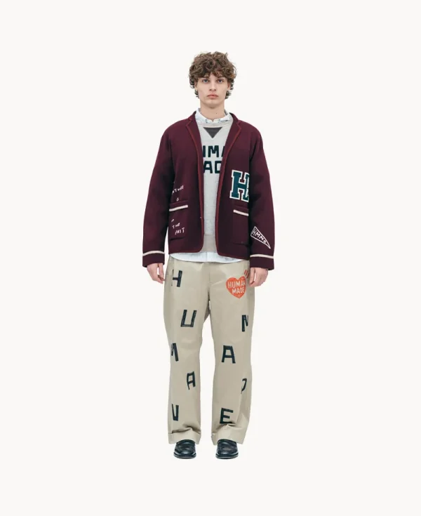 HUMAN MADE Knit Blazer – Burgundy