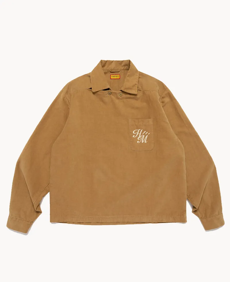 HUMAN MADE Pullover Shirt – Beige HUMAN MADE Pullover Shirt – Beige