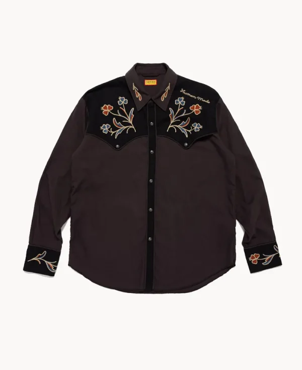 HUMAN MADE Western Shirt – Charcoal