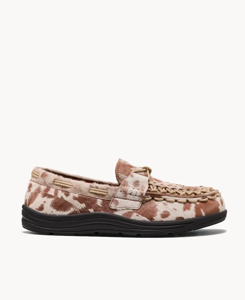 KEEN UNEEK Loafer Nocturnal Cow Red KEEN UNEEK Loafer Nocturnal Cow Red