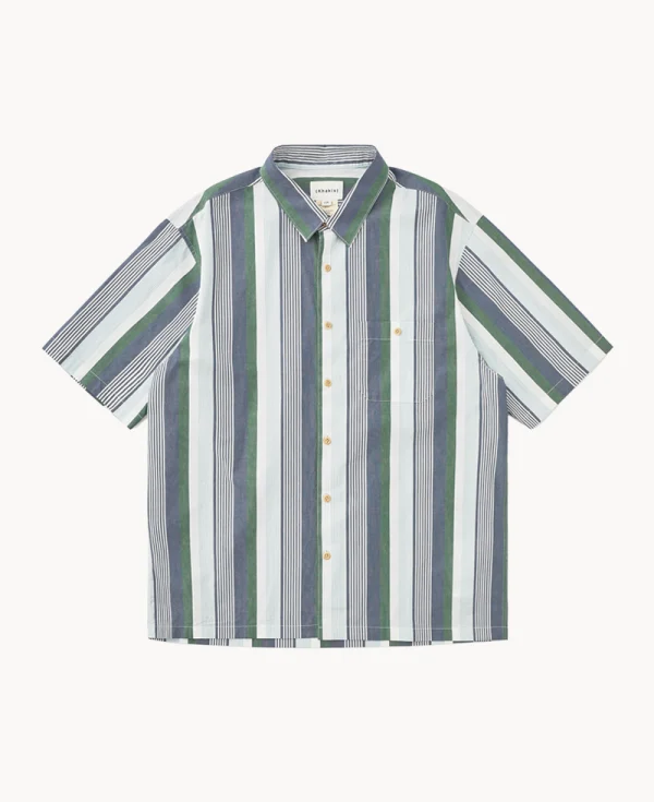 KHAKIS - Cabana Stripe Shirt – Blue