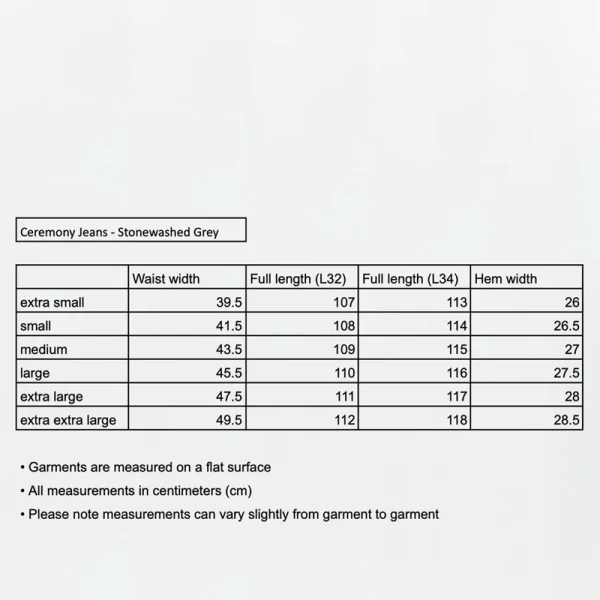 MFPEN Ceremony Jeans - Stone Washed Grey