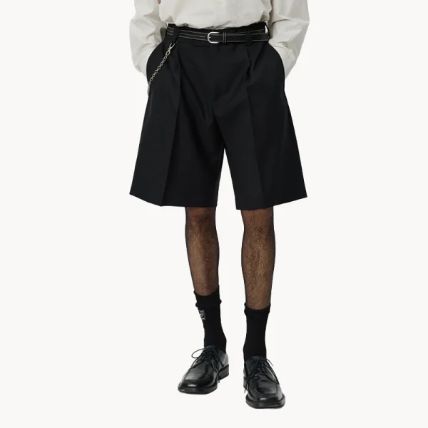 MFPEN Classic Shorts – Black Tropical Wool