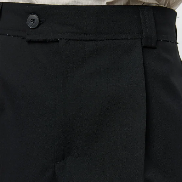 MFPEN Classic Shorts – Black Tropical Wool