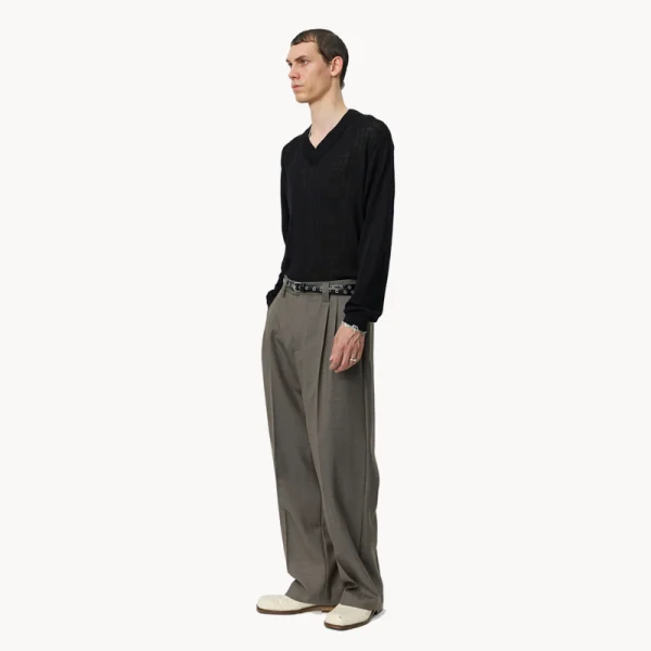 MFPEN Classic Trousers - Light Taupe Wool