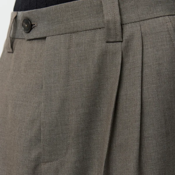 MFPEN Classic Trousers - Light Taupe Wool