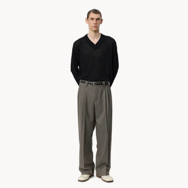 MFPEN Classic Trousers - Light Taupe Wool
