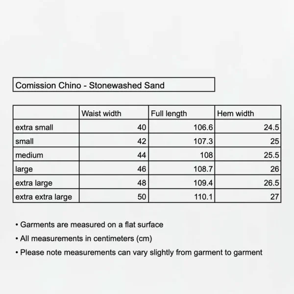 MFPEN Commission Chino – Stonewashed Sand