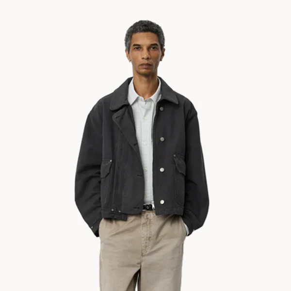 MFPEN Courier Jacket - Washed Grey Canvas