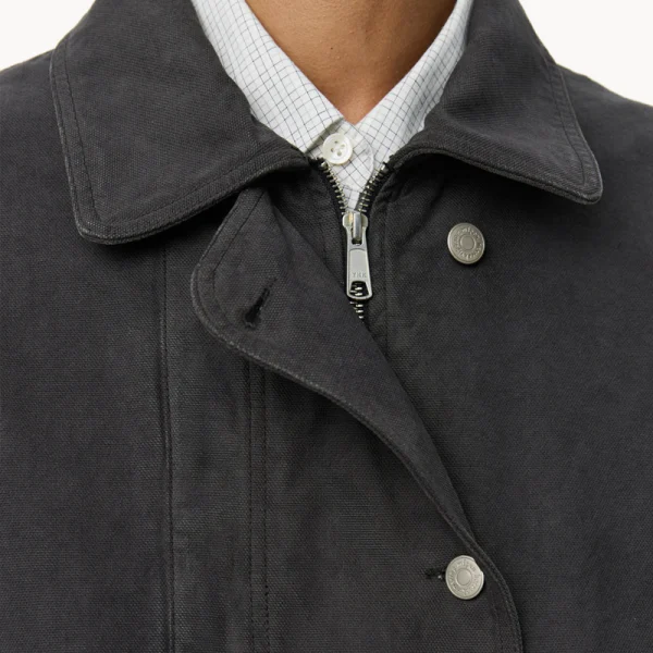 MFPEN Courier Jacket - Washed Grey Canvas