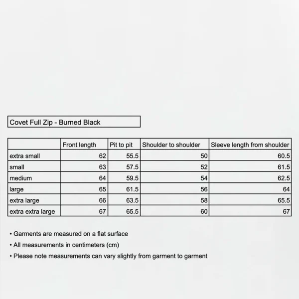 MFPEN Covet Full Zip – Burned Black