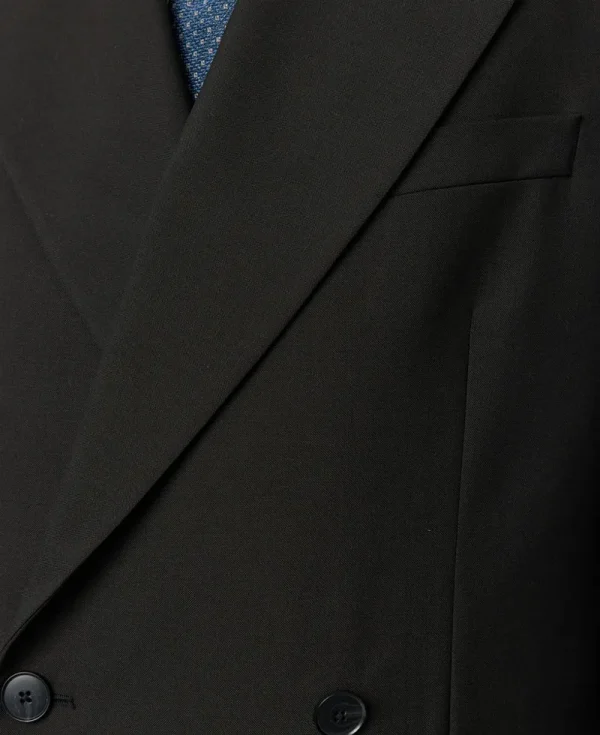 MFPEN Double Breasted Blazer – Dark Brown Dry Wool