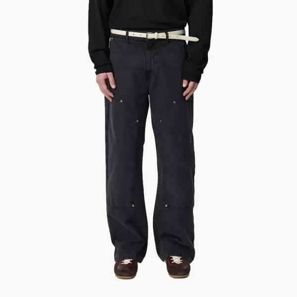 MFPEN Double Knee Jeans – Dark Grey Canvas