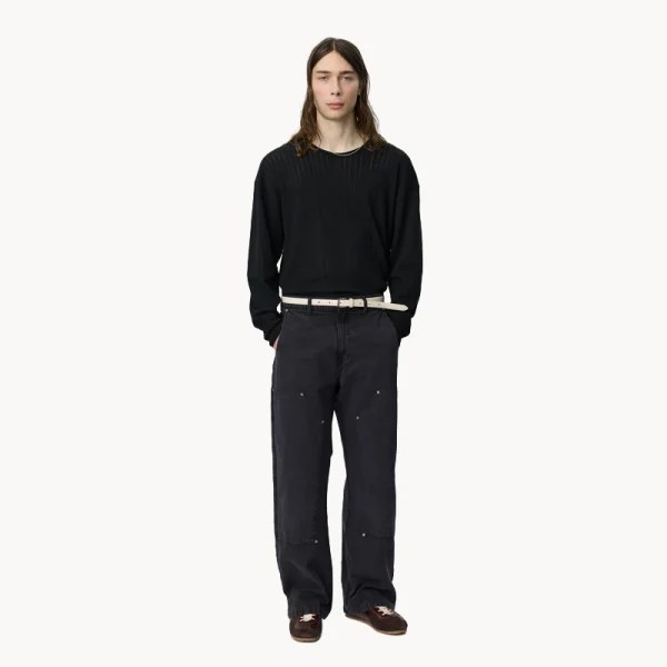 MFPEN Double Knee Jeans – Dark Grey Canvas