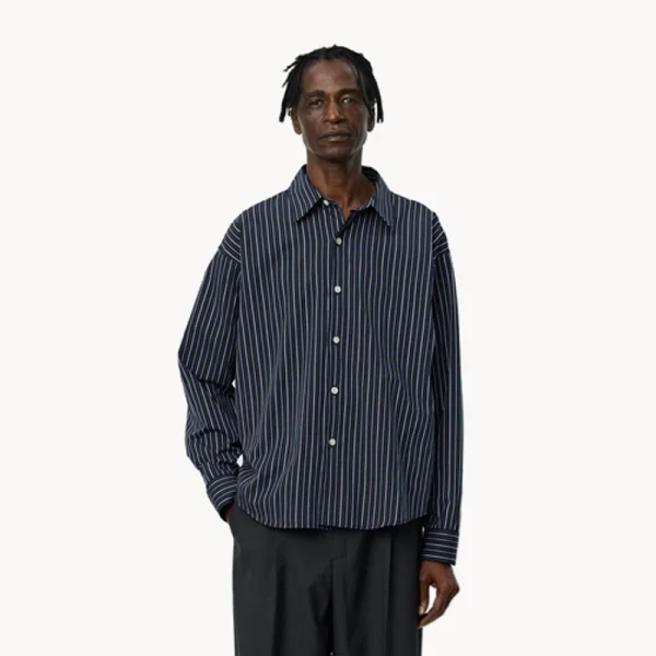 MFPEN Exact Shirt - Black Office Stripe