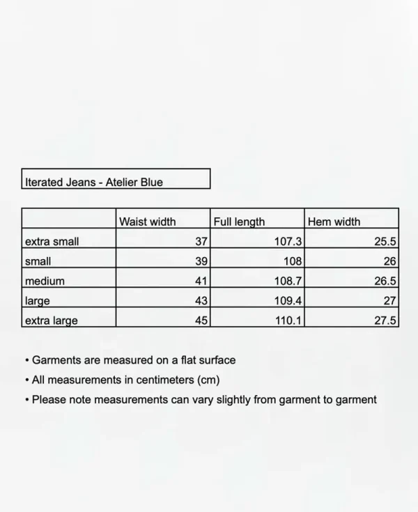MFPEN Iterated Jeans – Atelier Blue