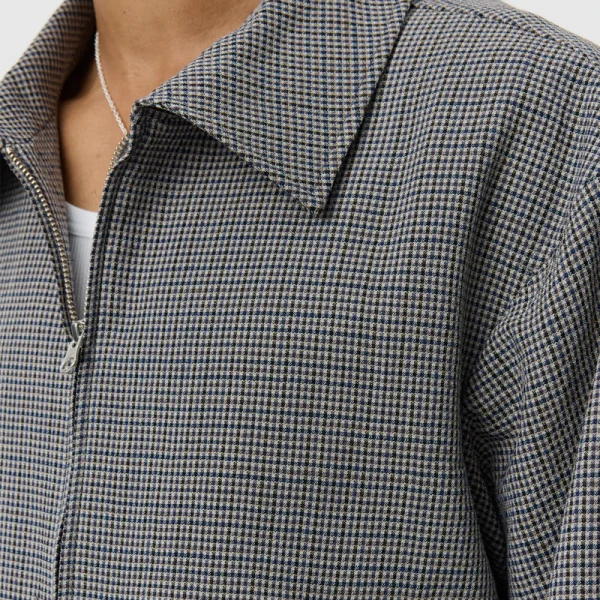 MFPEN Mail Jacket - Taupe Check