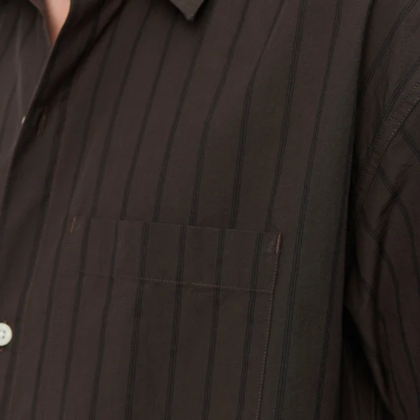 MFPEN New Input Shirt - Dark Brown Check