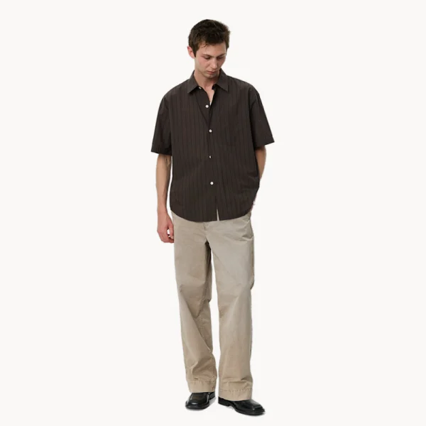 MFPEN New Input Shirt - Dark Brown Check