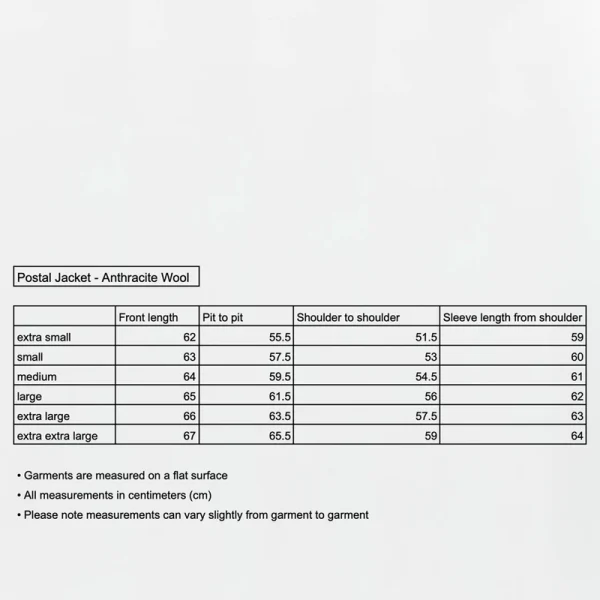 MFPEN Postal Jacket - Anthracite Wool