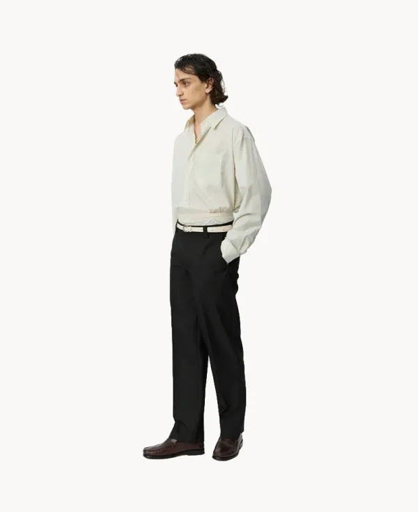 MFPEN Prom Trousers – Black Dry Wool