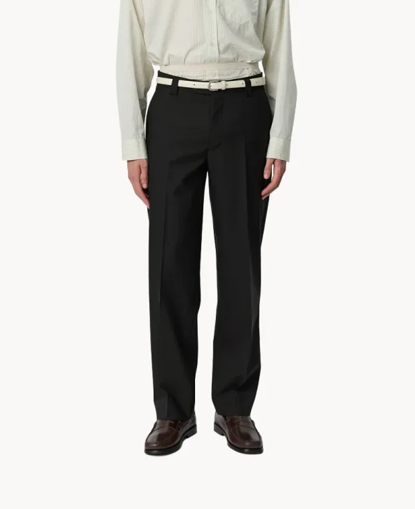 MFPEN Prom Trousers – Black Dry Wool