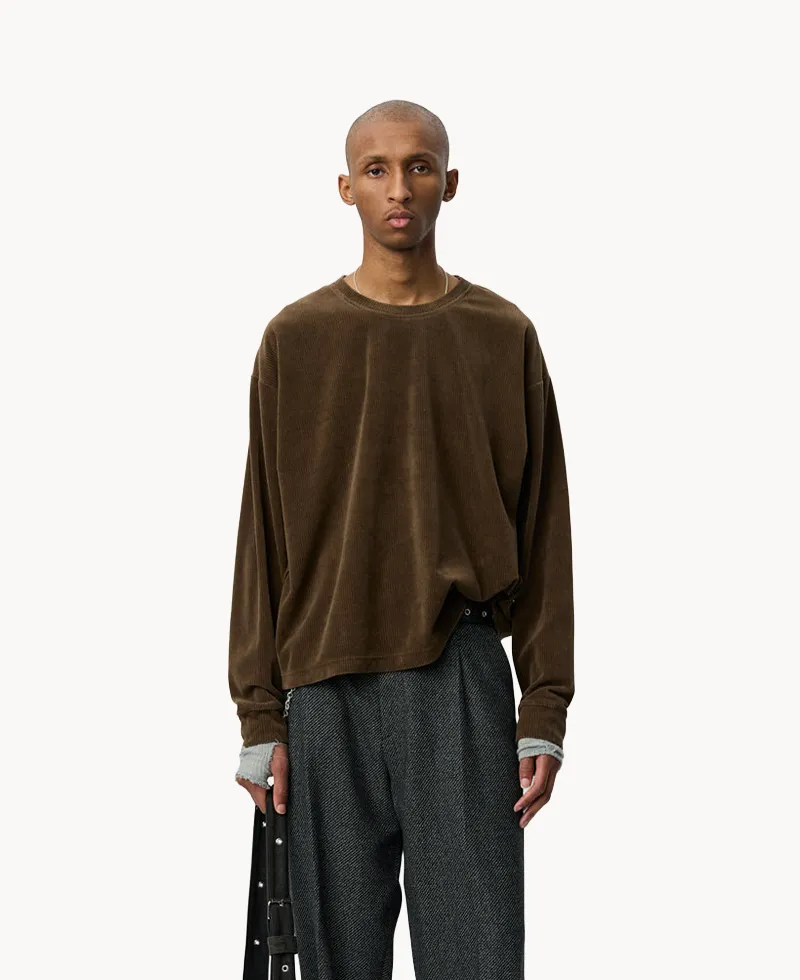 MFPEN Relaxed LS Tee – Walnut Husk Pile MFPEN Relaxed LS Tee – Walnut Husk Pile