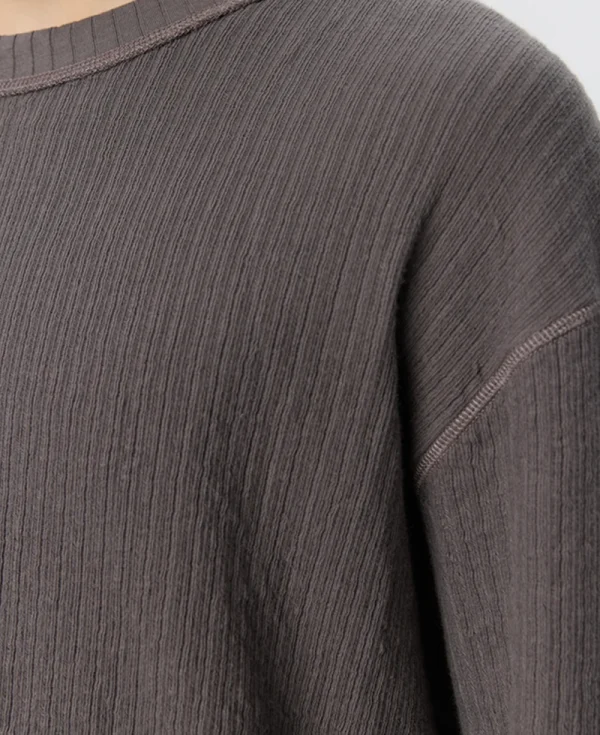MFPEN Reverse Rib Sweater – Murkey Grey