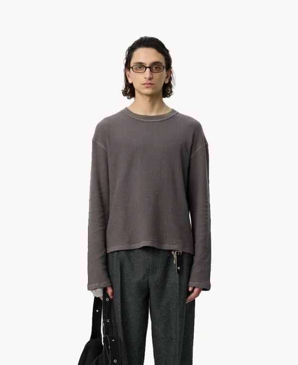 MFPEN Reverse Rib Sweater – Murkey Grey