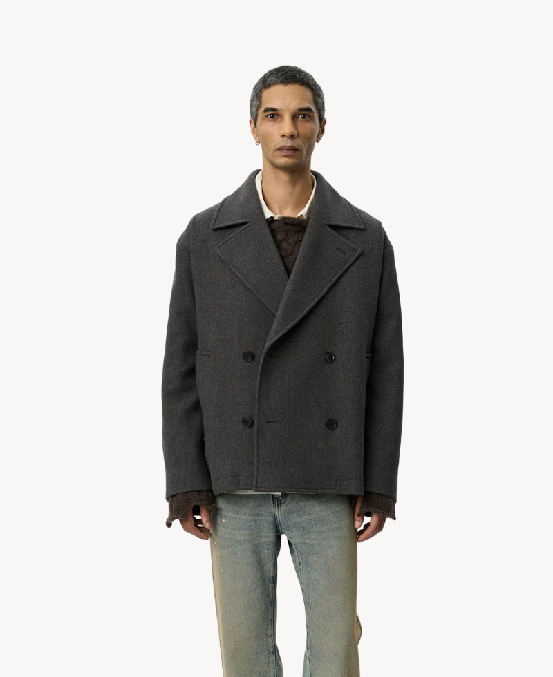 MFPEN Sentence Peacoat – Ash Brown MFPEN Sentence Peacoat – Ash Brown