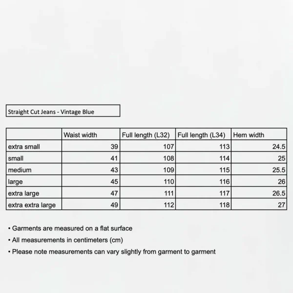 MFPEN Straight Cut Jeans - Vintage Blue