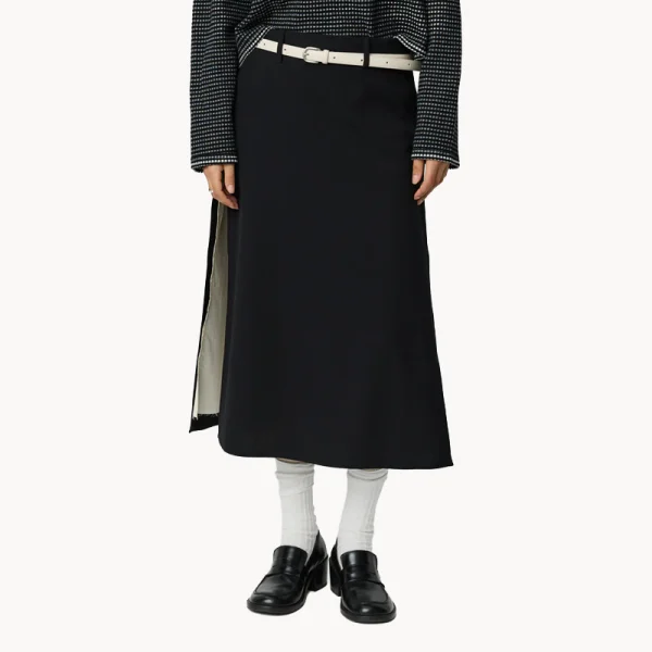 MFPEN Tab Skirt – Muted Black