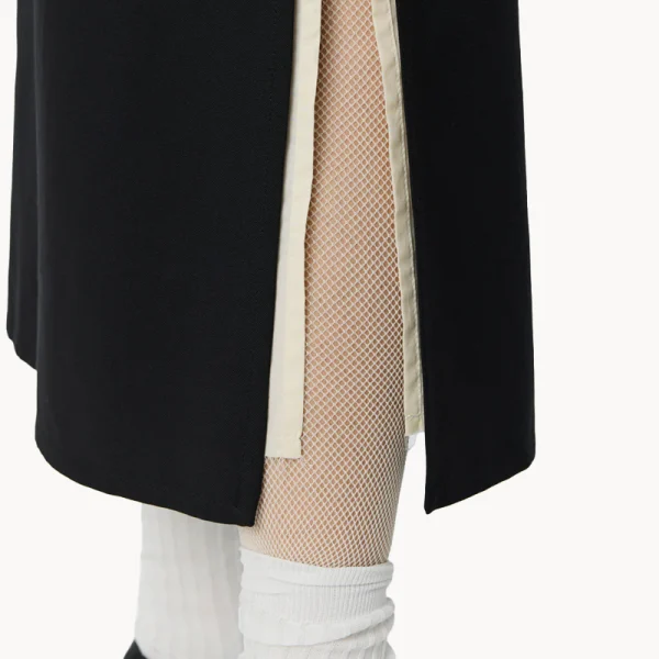 MFPEN Tab Skirt – Muted Black