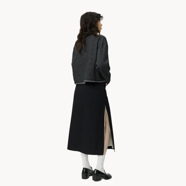 MFPEN Tab Skirt – Muted Black