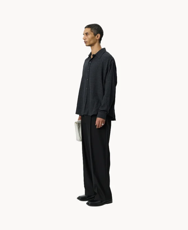 Camisa de vacaciones MFPEN – Cuadros medianoche