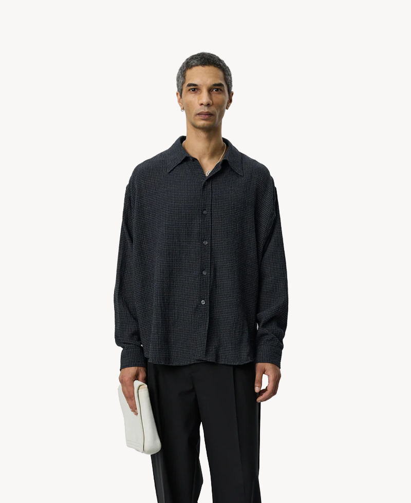 MFPEN Vacation Shirt – Midnight Check Camisa de vacaciones MFPEN – Cuadros medianoche