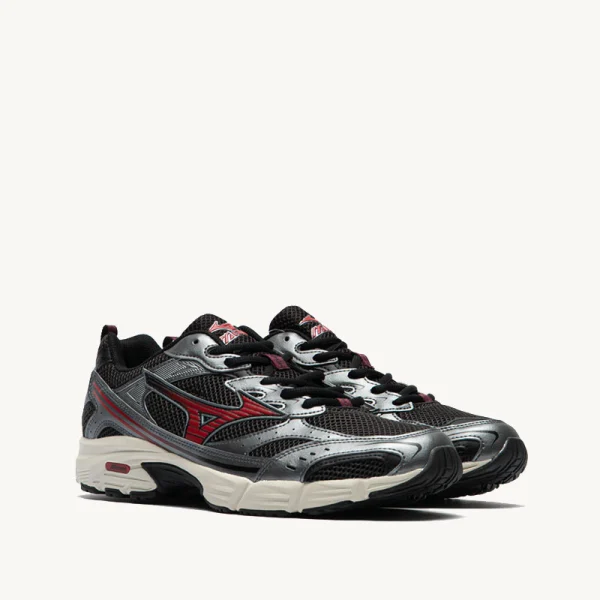 MIZUNO-MXR Sport BlackBarbados Cherry Metallic Gray