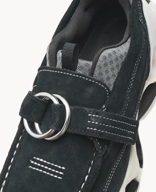 MIZUNO SETSUMASA KOBAYSHI Wave Prophecy Ring Moc – Black Quiet Shade Silver Birch