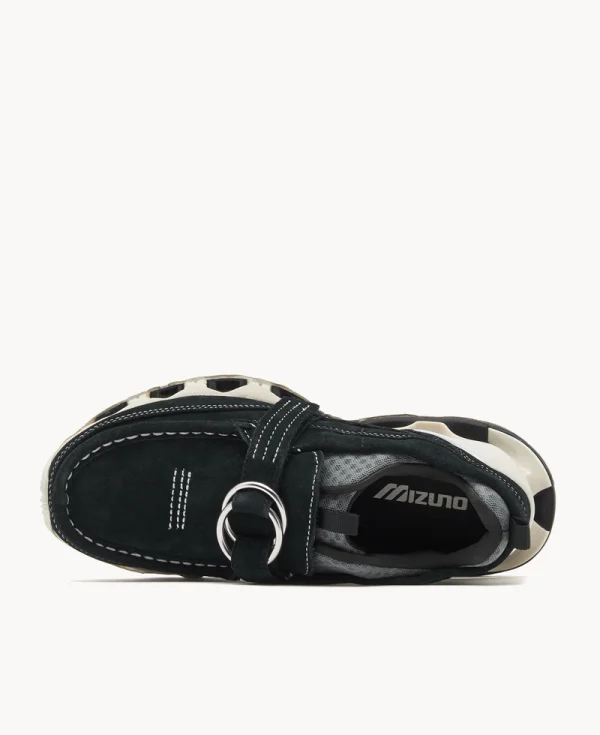 MIZUNO SETSUMASA KOBAYSHI Wave Prophecy Ring Moc – Black Quiet Shade Silver Birch