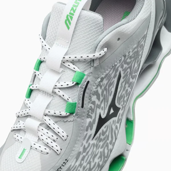MIZUNO-WAVE PROPHECY 13 2 Harbor Mist Black Vibrant Green