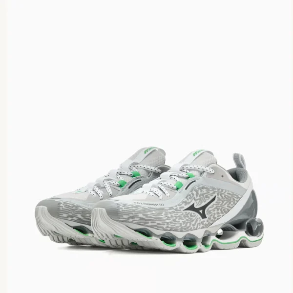 MIZUNO-WAVE PROPHECY 13 2 Harbor Mist Black Vibrant Green