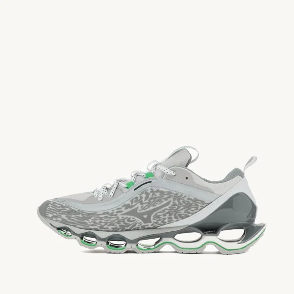 MIZUNO-WAVE PROPHECY 13 2 Harbor Mist Black Vibrant Green