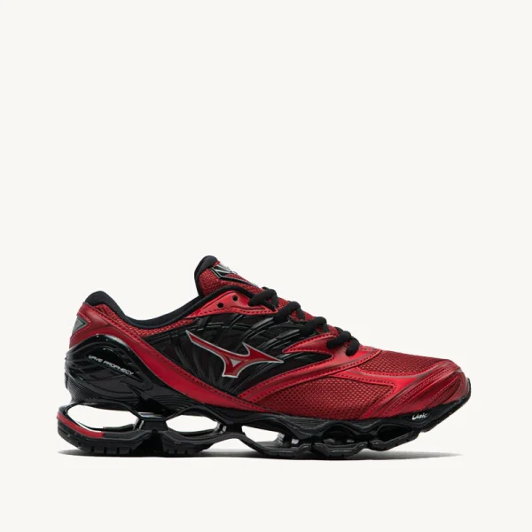 MIZUNO-WAVE PROPHECY LS Sun-Dried Tomato Barbados Cherry Black