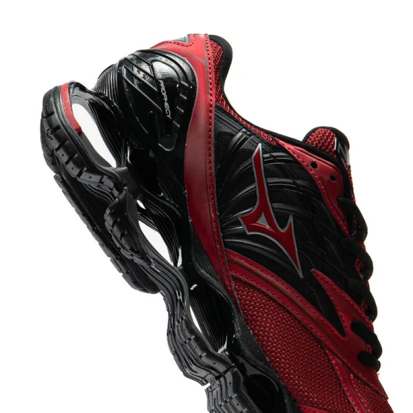 MIZUNO-WAVE PROPHECY LS Sun-Dried Tomato Barbados Cherry Black