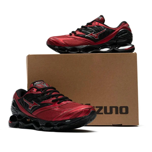 MIZUNO-WAVE PROPHECY LS Sun-Dried Tomato Barbados Cherry Black