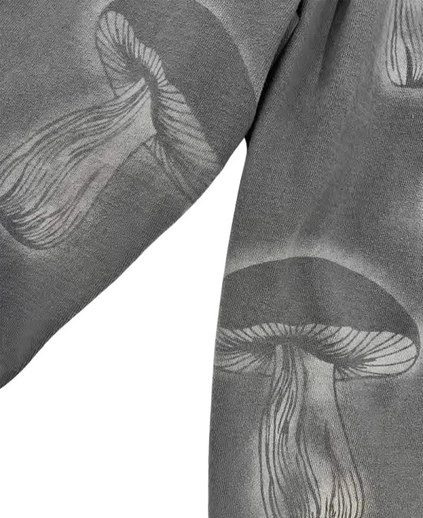 MONOSTEREO Druid Shroomie Airbrushed Balloon Pant – Washed Black