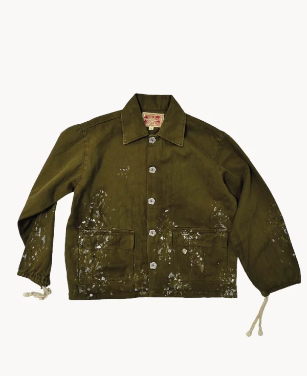 MONOSTEREO Jenny’s Painting Jacket – Mustard Green