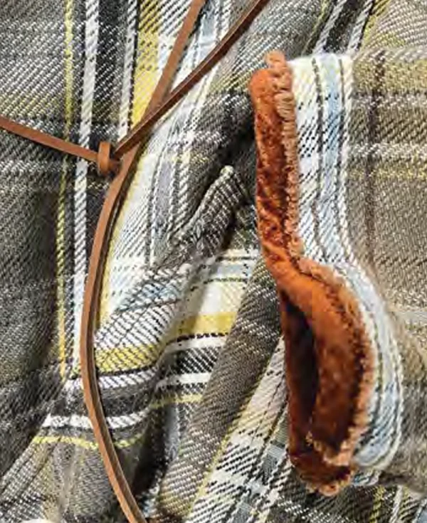 MONOSTEREO Rag Sack Plaid Hoodie – Washed Black
